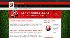 Desktop Screenshot of alexandriasoccer.org