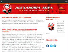 Tablet Screenshot of alexandriasoccer.org